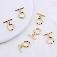 Brass Toggle Clasp plated DIY golden nickel lead & cadmium free Sold By Bag