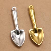 Zinc Alloy Tool Pendants Shovel plated fashion jewelry & DIY nickel lead & cadmium free Sold By PC