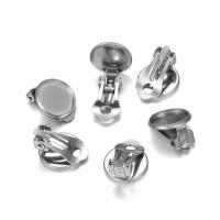 Stainless Steel Clip On Earring Finding 304 Stainless Steel DIY  original color Sold By Bag