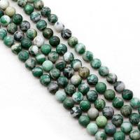 Natural Jade Beads Jade Qinghai Round DIY Sold Per Approx 15 Inch Strand