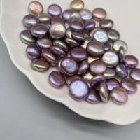 Cultured Baroque Freshwater Pearl Beads DIY & no hole purple 14-15mm Sold By PC