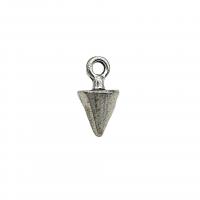Zinc Alloy Pendants Conical antique silver color plated vintage & DIY nickel lead & cadmium free Approx Sold By Bag