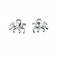 Zinc Alloy Spacer Beads Octopus antique silver color plated vintage & DIY nickel lead & cadmium free Approx Sold By Bag