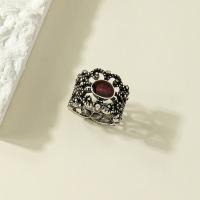 Zinc Alloy Finger Ring plated fashion jewelry & enamel silver color nickel lead & cadmium free US Ring Sold By PC