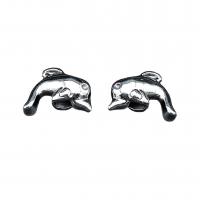 Zinc Alloy Spacer Beads Dolphin antique silver color plated vintage & DIY nickel lead & cadmium free Approx Sold By Bag