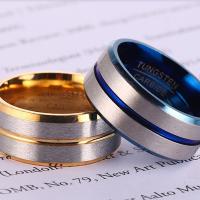 304 Stainless Steel Finger Ring Vacuum Ion Plating Unisex 8mm US Ring Sold By PC