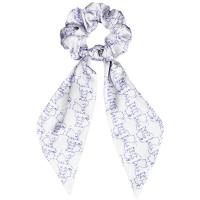 Hair Scrunchies Cloth printing fashion jewelry & for woman blue Sold By PC