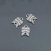 Wing Shaped Zinc Alloy Pendants antique silver color plated durable & DIY nickel lead & cadmium free Approx Sold By Bag