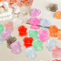 Resin Earring Stud Component Rose DIY Approx Sold By Lot