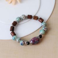 Porcelain Bracelet handmade fashion jewelry & Unisex Approx 0.4mm Length Approx 13-23 cm Sold By PC