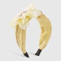 Haarbanden, Doek, met Plastic Pearl, mode sieraden & met strass, meer kleuren voor de keuze, 165x125x60mm, Verkocht door PC