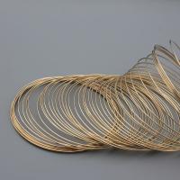 Tiger Tail Wire, Tibetan Style, different size for choice, golden, nickel, lead & cadmium free, Sold By Bag
