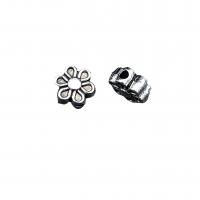 Flower Zinc Alloy Connector antique silver color plated vintage & DIY nickel lead & cadmium free Approx Sold By Bag