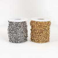 Nerezové ocelové kuličky řetěz, 304 Stainless Steel, DIY & různé velikosti pro výběr, více barev na výběr, 5m/Bag, Prodáno By Bag