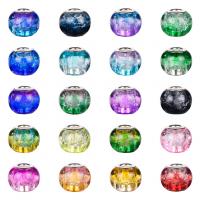 Baking Varnish Glass Beads, Szklane koraliki, Glazurowane, biżuteria moda & dla kobiety, mieszane kolory, 15x10mm, 100komputery/torba, sprzedane przez torba