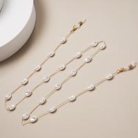 Glasses Holder Plastic Pearl with Brass plated anti-skidding & multifunctional  Length Approx 75 cm Sold By PC