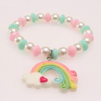 Children Bracelet & Bangle Acrylic plated Girl & fashion jewelry Length Approx 16 cm Sold By PC