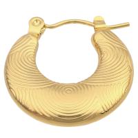 Messing oorringen, gold plated, mode sieraden & voor vrouw, gouden, 20x20x4mm, 6paren/Lot, Verkocht door Lot