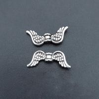 Zinc Alloy Spacer Beads Wing Shape antique silver color plated vintage & DIY nickel lead & cadmium free Approx Sold By Bag