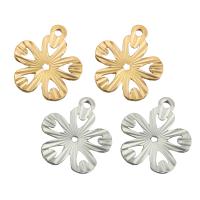 Hollow Brass Pendants Flower plated DIY & for woman nickel lead & cadmium free Approx 2mm Sold By PC
