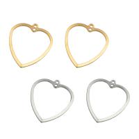 Brass Heart Pendants plated DIY & for woman nickel lead & cadmium free Approx 2mm Sold By PC