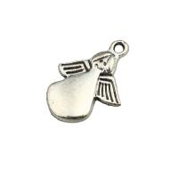 Character Zinc Alloy Pendants Angel antique silver color plated DIY nickel lead & cadmium free Approx 0.2mm Sold By PC