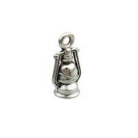 Zinc Alloy Pendants Oil Lamp antique silver color plated DIY nickel lead & cadmium free Approx 0.2mm Sold By PC