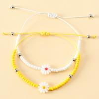 Plastic Bracelet Chrysamthemum handmade Length Adjustable & fashion jewelry & for woman Length Approx 16-30 cm Sold By PC