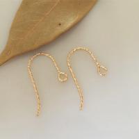 Gold Filled Jewelry 14K gold-filled DIY 0.71mm Sold By Pair