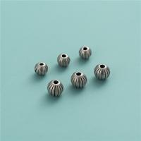 925 Sterling Sølv Mellemled Perler, Vandmelon, Vintage & du kan DIY & forskellig størrelse for valg, Solgt af PC