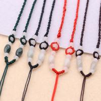 Fashion Necklace Cord Polyamide with Natural Stone Adjustable & DIY 2mm Sold Per Approx 9.06-12.99 Inch Strand