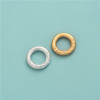925 Sterling Silver Jump ring, plated, DIY, fler färger för val, 18.30x3.80mm, Innerdiameter:Ca 11.1mm, Säljs av PC