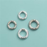 925 Ezüst Jump Gyűrű, DIY & különböző méretű a választás, több színt a választás, Által értékesített PC