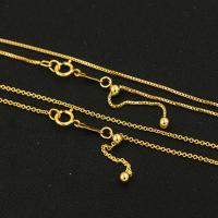 Goud gevulde Halsketting, 14K met goud gevuld, uniseks & verschillende stijlen voor de keuze, Lengte Ca 22 inch, Verkocht door PC