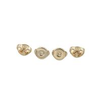 Gold Filled Ear Nut Component 14K gold-filled DIY Approx 1.1mm Sold By Pair