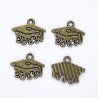 Zinc Alloy Hat Pendants plated vintage & DIY nickel lead & cadmium free Approx Sold By Bag