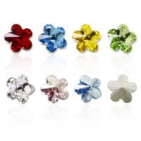Kryształ górski Naklejka Nail palec, Kwiat, DIY, dostępnych więcej kolorów, 6x6mm, sprzedane przez PC