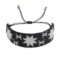 Fashion Bracelet & Bangle Jewelry Seedbead with Knot Cord folk style & adjustable & for woman black nickel lead & cadmium free Length Approx 28 cm Sold By PC