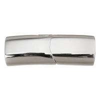 Stainless Steel Magnetska kopča, 304 nehrđajućeg čelika, uglađen, modni nakit & možete DIY, izvorna boja, 28x10x8mm, Prodano By PC