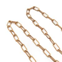 Brass Curb Chain DIY original color nickel lead & cadmium free Sold By m
