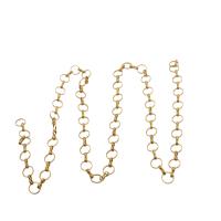 Brass Oval Chain Donut DIY original color nickel lead & cadmium free Sold By m