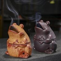 Porcelain Incense Burner Frog handmade for home and office & durable Sold By PC
