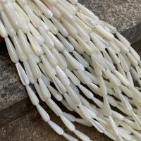 Mixed Gemstone Beads Trochus Teardrop polished DIY white Sold Per Approx 39 cm Strand