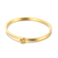 Stainless Steel Bracelet Finding 304 Stainless Steel Donut Vacuum Ion Plating DIY golden Inner Approx Sold By PC