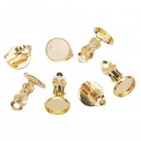 Brass Clip On Earring Finding high quality plated fashion jewelry & DIY 20mm Sold By Bag