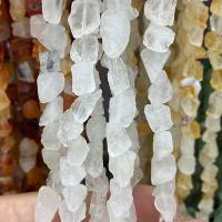 Natural Clear Quartz Beads Nuggets polished DIY white Approx Sold By Strand