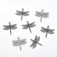 Zinc Alloy Animal Pendants Dragonfly antique silver color plated fashion jewelry & DIY nickel lead & cadmium free Sold By PC