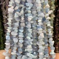 Perles de pierres précieuses mixtes, aigue-marine, pepite, poli, DIY, couleurs mélangées, 5x8mm, Environ 210PC/brin, Vendu par brin