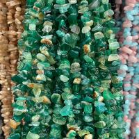 Natürliche grüne Achat Perlen, Grüner Achat, Klumpen, poliert, DIY, grün, 5x8mm, verkauft per ca. 80 cm Strang