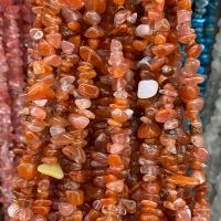 Prirodni Red ahat perle, Red Agate, Nuggetsi, uglađen, možete DIY, crvenkasto narančasti, 5x8mm, Prodano Per Približno 80 cm Strand